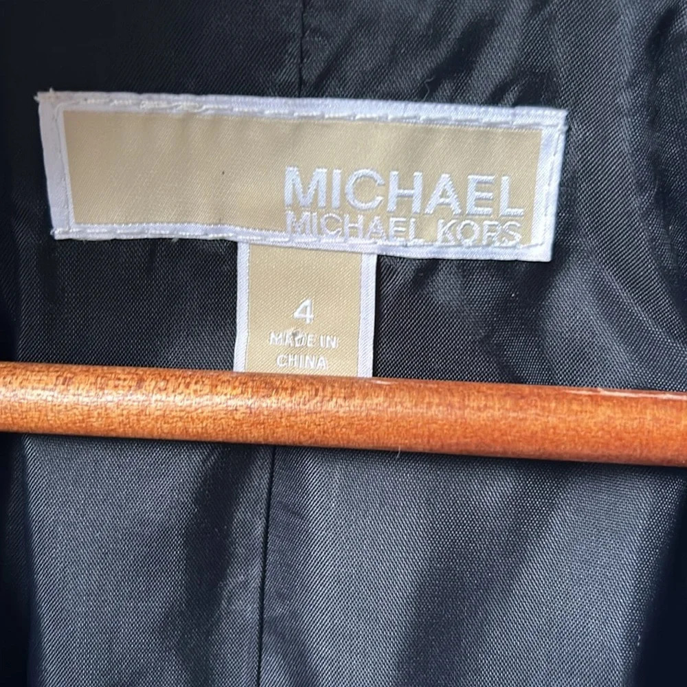 Michael Kors Blue Snakeskin print jacket - Picture 2 of 7